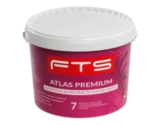 Atlas premium інтер'єрна миюча фарба для стін, шовковисто-матова