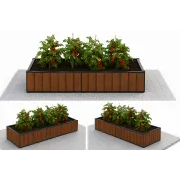 Тепла грядка Майстрова сталь 186×70 см, висота 30 см