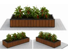 Тепла грядка Майстрова сталь 186×70 см, висота 30 см