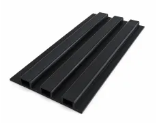 Рейкова панель MASSA THICK 200×30×2800 мм Чорна